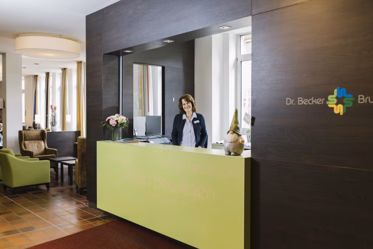Rezeption der Dr. Becker Brunnen-Klinik